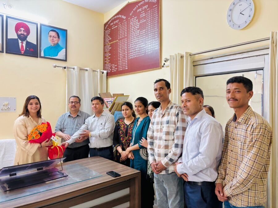 जिला सूचना अधिकारी पद पर प्रियंका जोशी ने संभाला कार्यभार